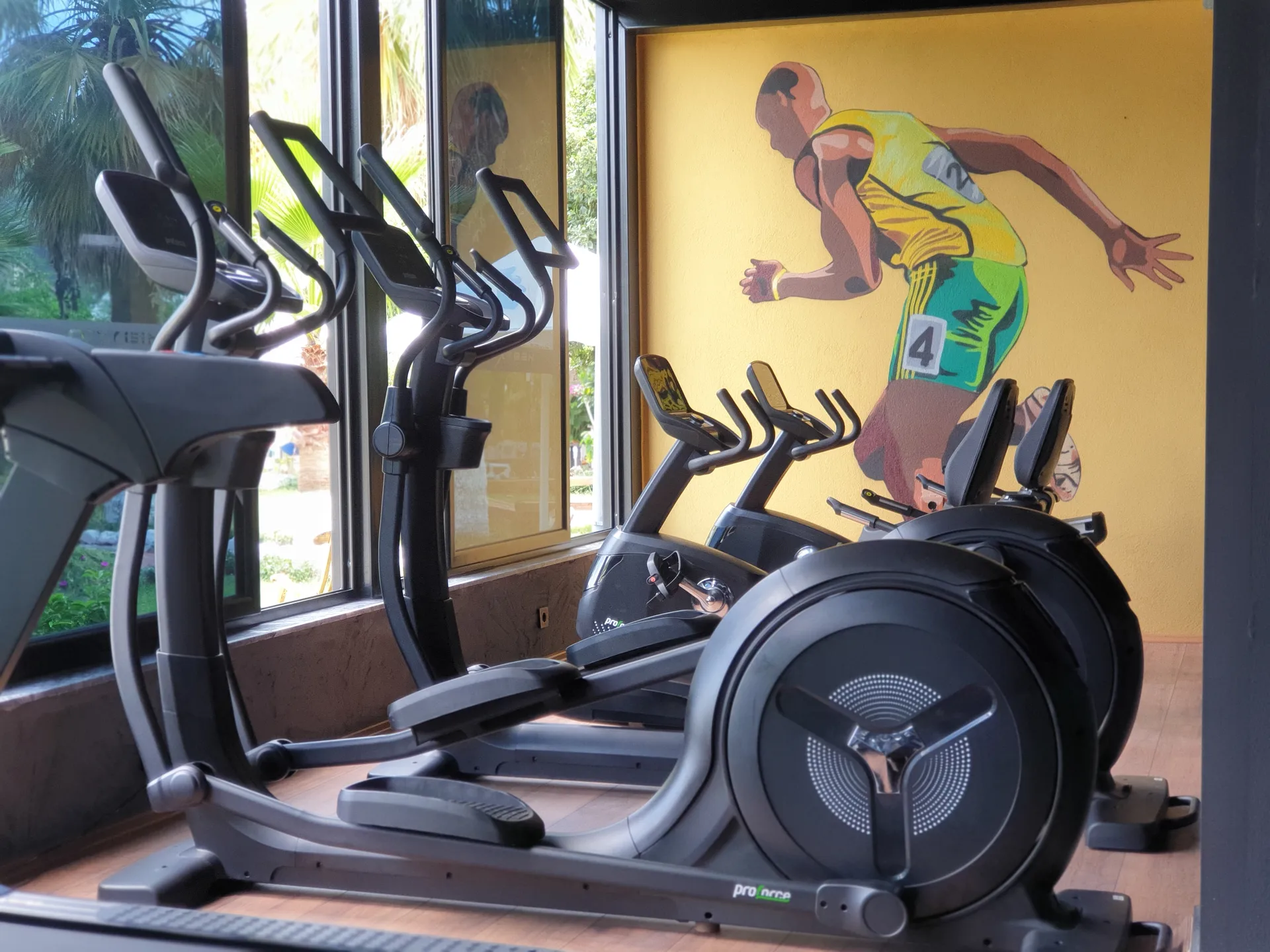 Cardio equipment beside the window (Archive photo, 2021)