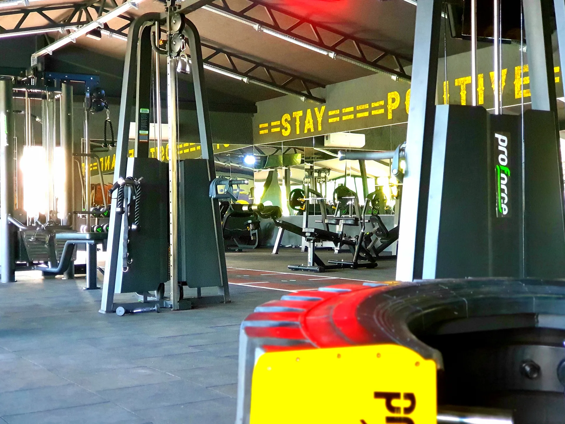 Training area with cable machines (Archive photo, 2021)