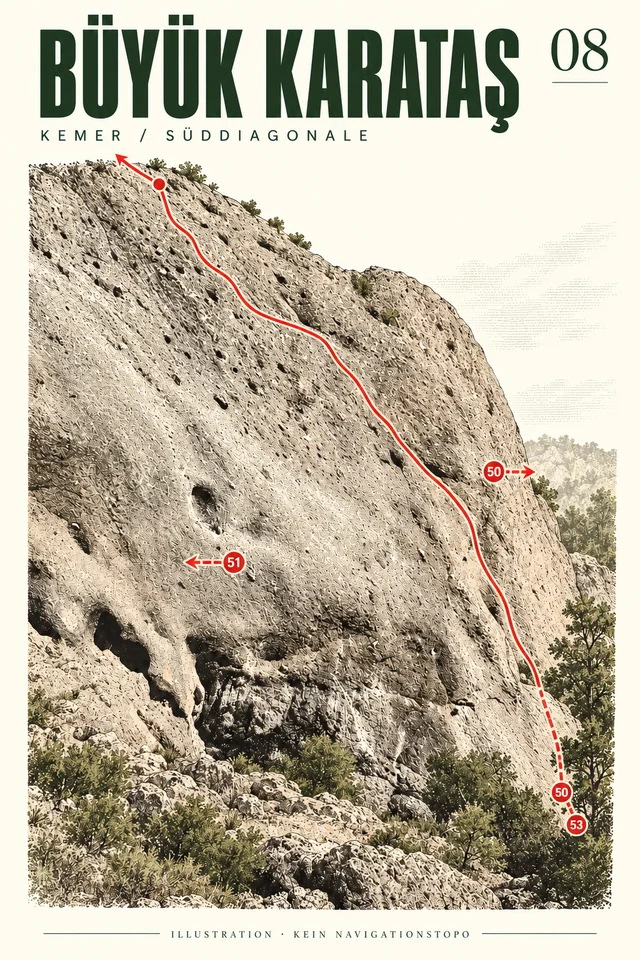 Büyük Karataş · Süddiagonale · View