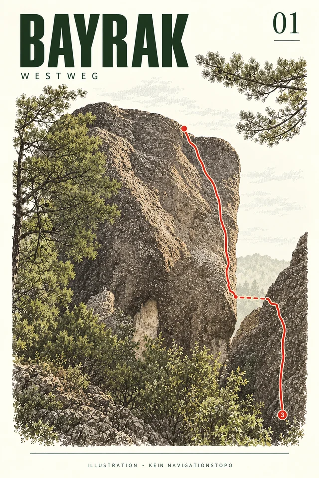 Bayrak · Westweg · View