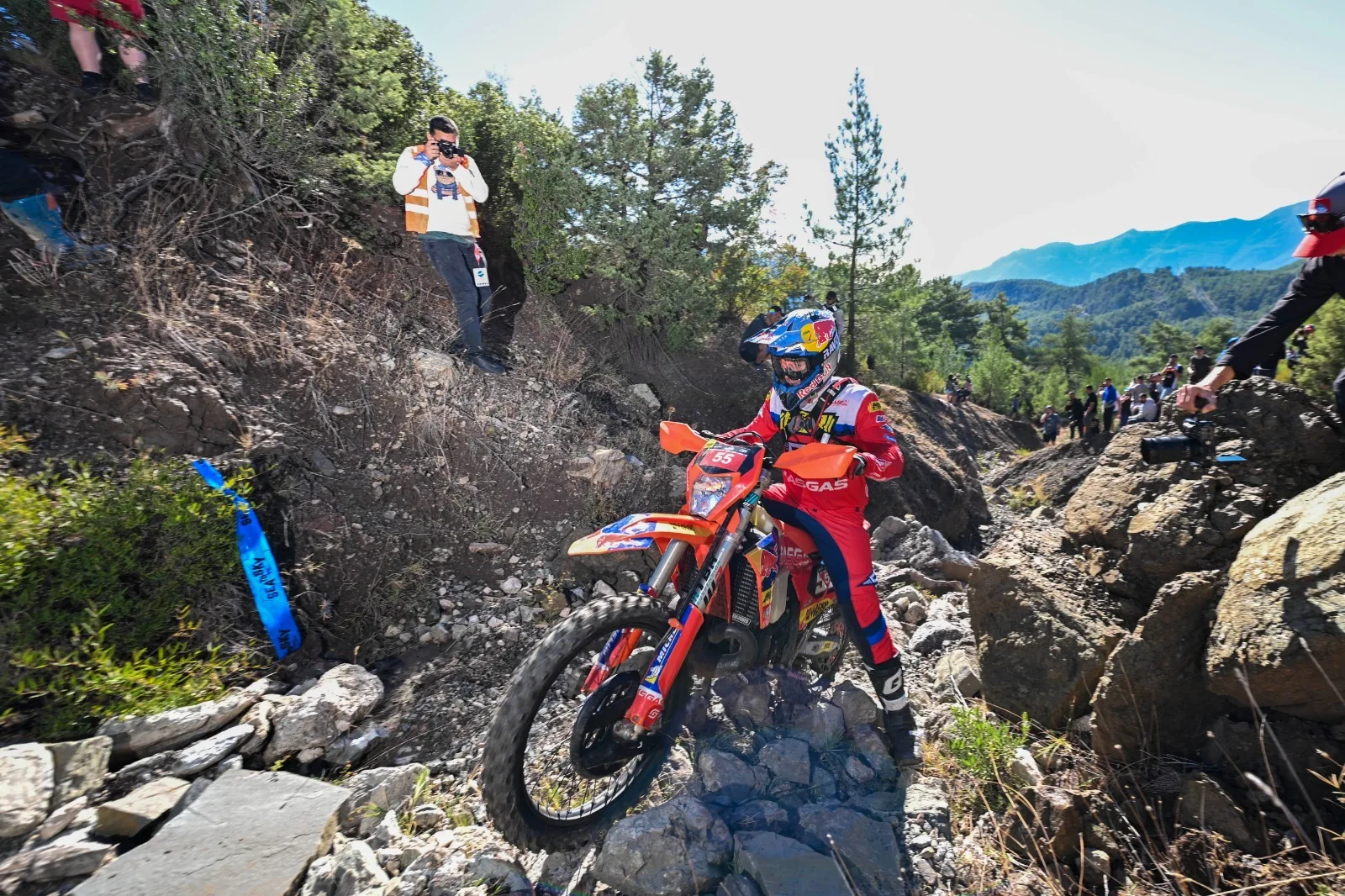 Sea to Sky 2025: a rocky section of the forest stage