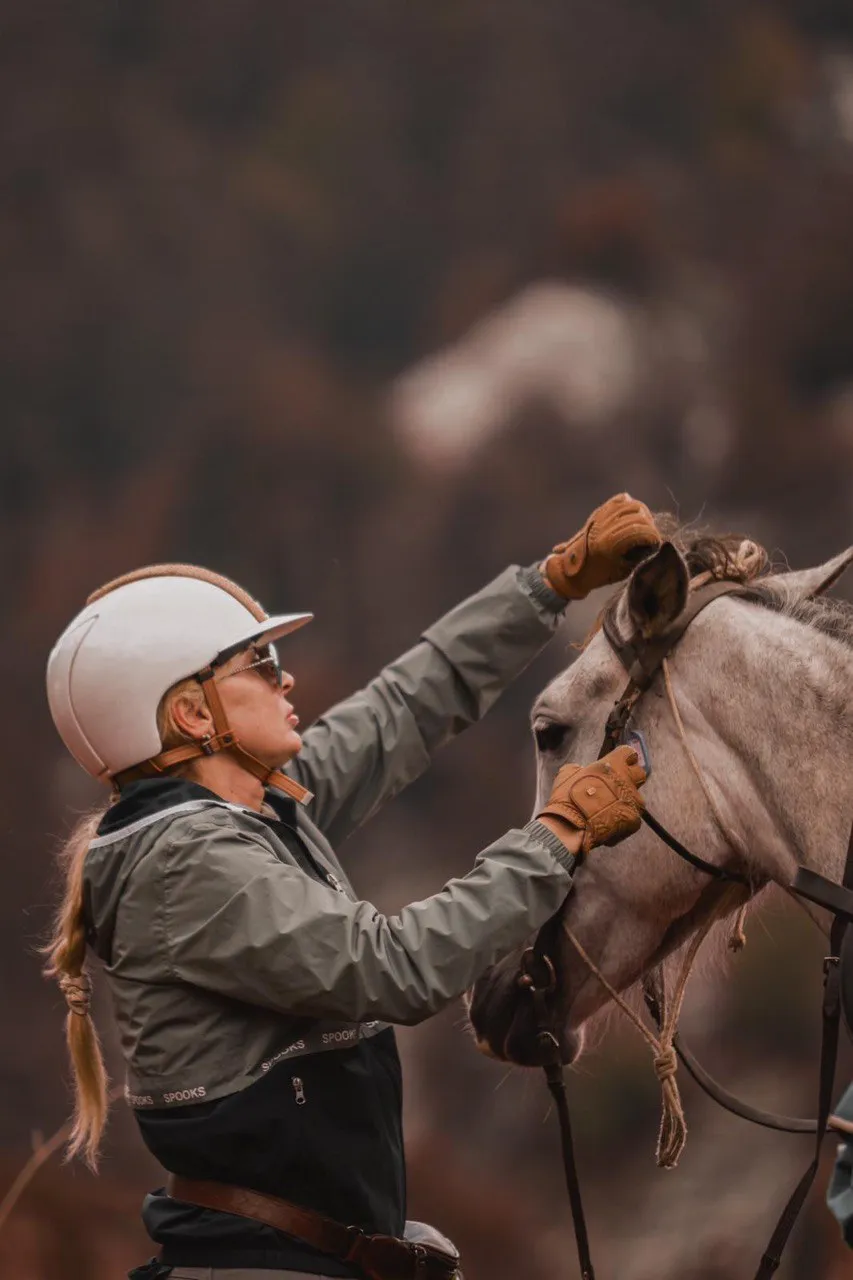 Working with a horse at Hilal Ranch